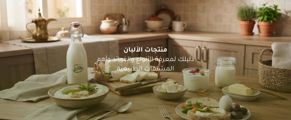 منتجات الألبان: الأنواع والفوائد وأهم المشتقات الطبيعية