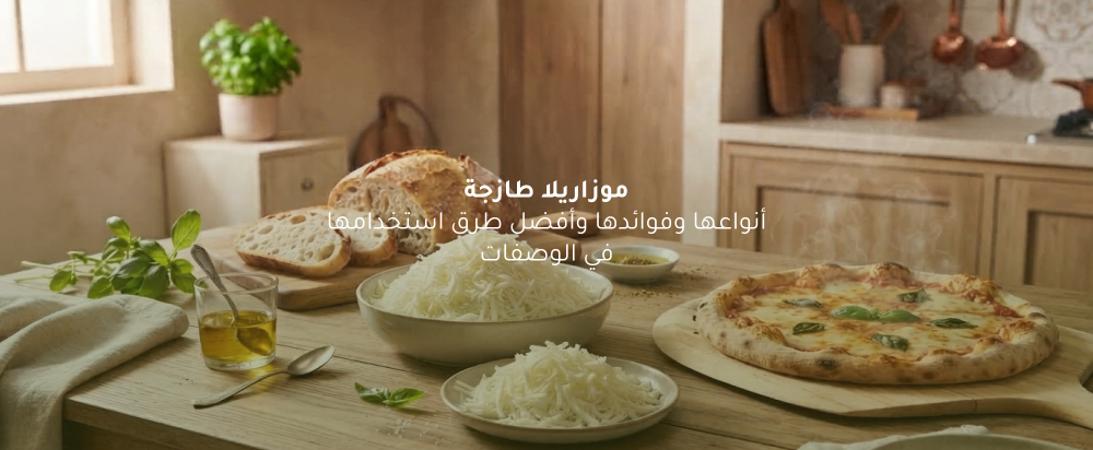 موزاريلا طازجة: فوائدها وأنواعها وأفضل طرق استخدامها