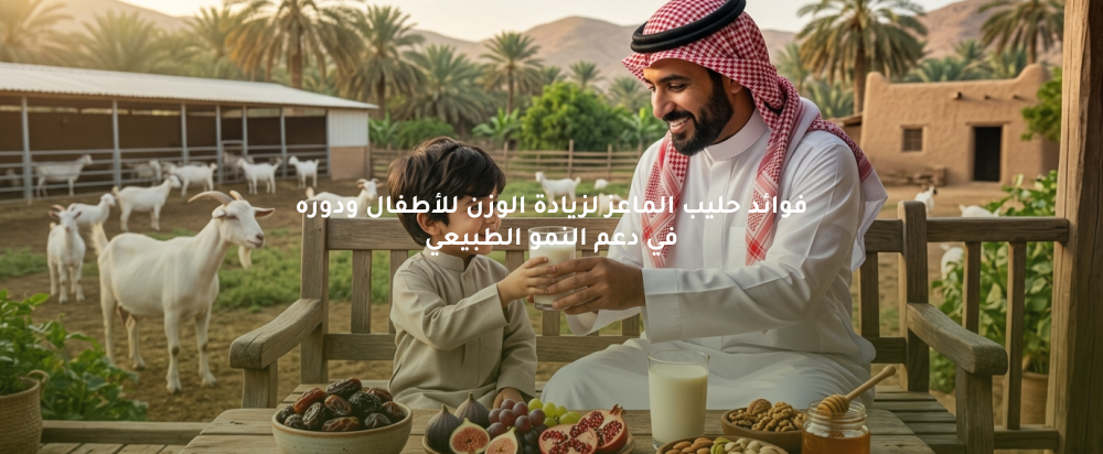 فوائد حليب الماعز لزيادة الوزن للأطفال ودعم النمو