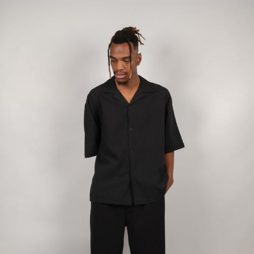 button-up shirt –