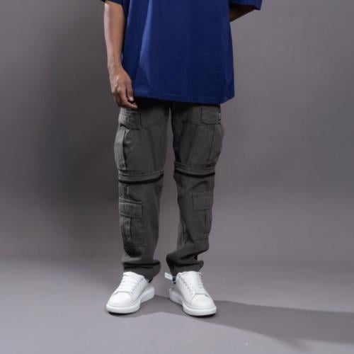 Gray jeans