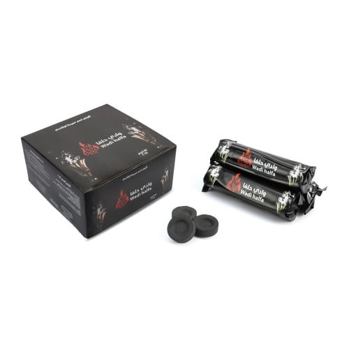 فحم مباخر وادي حلفا الأسود 80 قرص حجم صغير