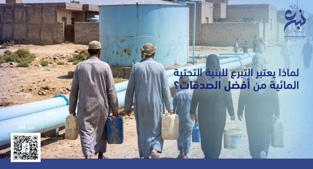 لماذا يعتبر التبرع للبنية التحتية المائية من أفضل الصدقات؟