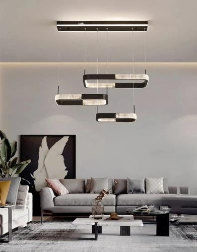 ثريا مودرن مربع اسود 35*35*25