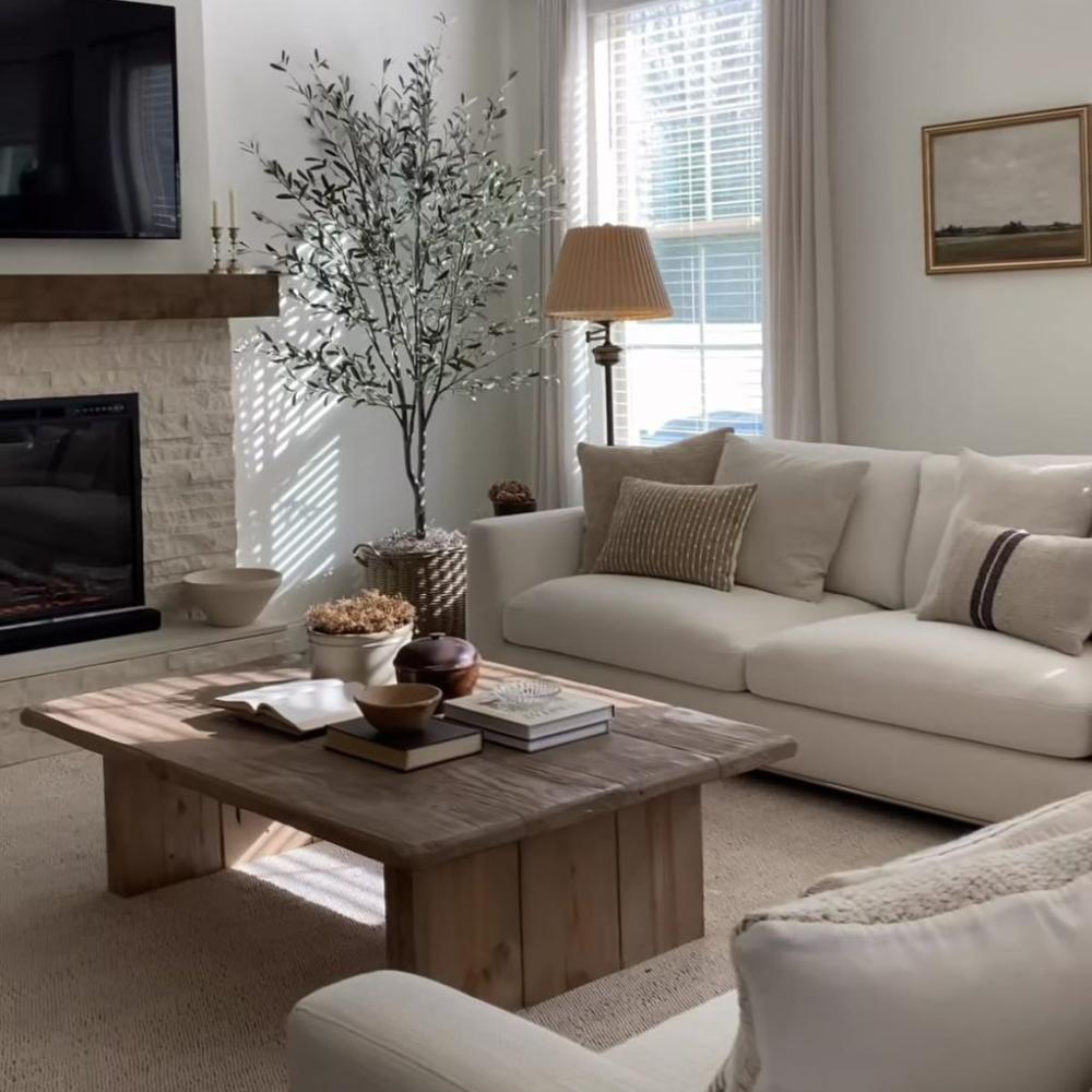 طاوله قهوة ريفيه