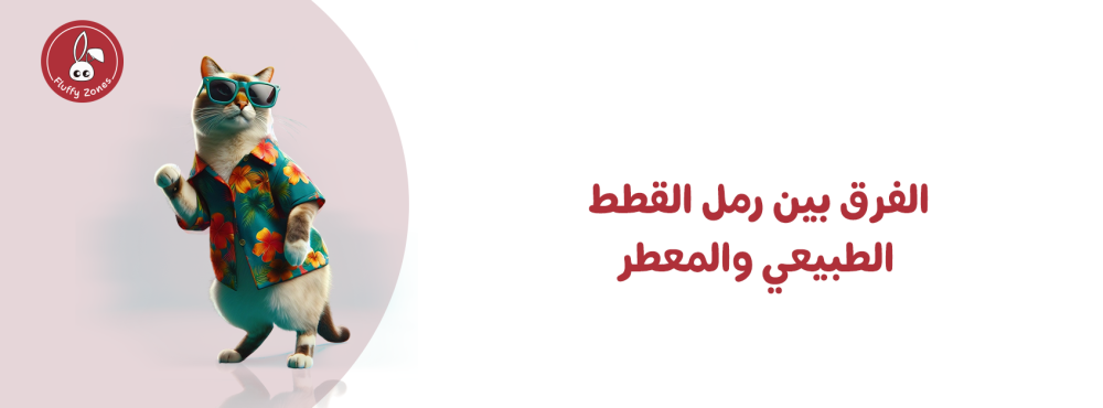 الفرق بين رمل القطط الطبيعي والمعطر