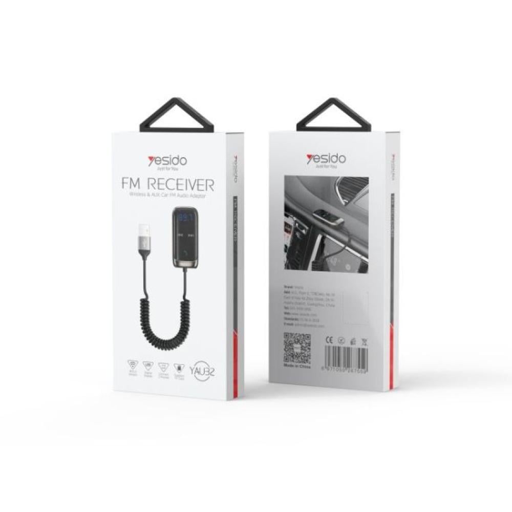 جهاز استقبال بلوتوث للسيارة من Yesido موديل YAU32