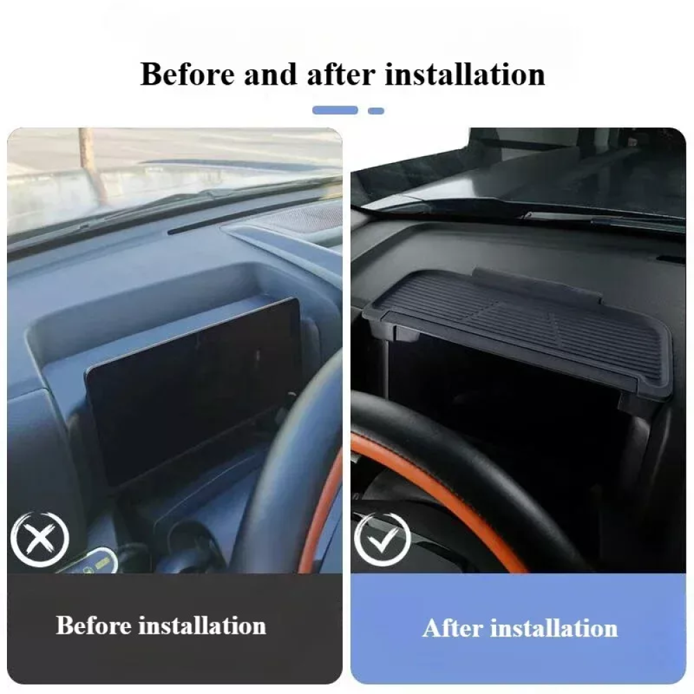 Custom rear-screen storage box for Haval H9