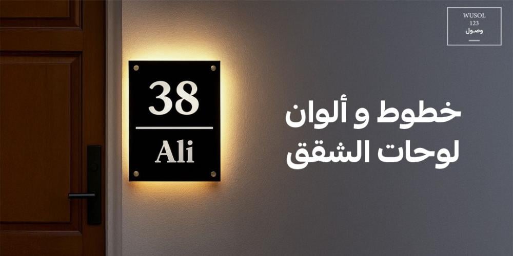 خطوط و ألوان لوحات الشقق