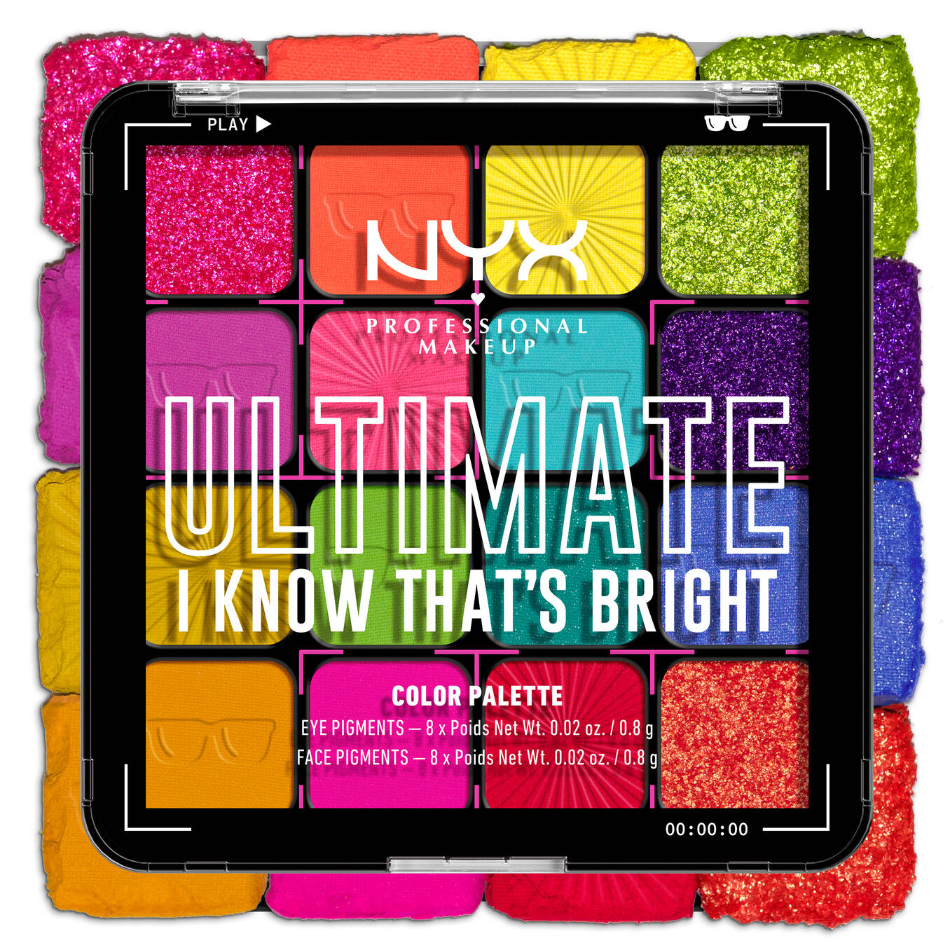 نيكس مجموعة ظلال عيون التيميت - I Know That's Bright