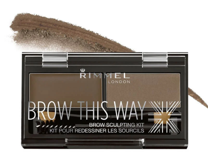 بودرة حواجب ريميل 002MEDIUM BROWN