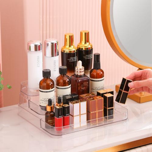 Transparent Desktop Storage Box Dormitory Cosmetic...