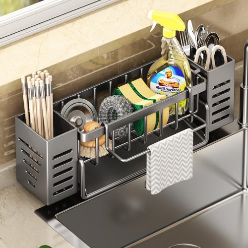 Cross-border kitchen sink drain rack sink cloth sp...