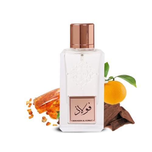 عطر فولاذ بالعنبر والأخشاب