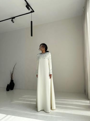 Azure Elegance Jalabiya