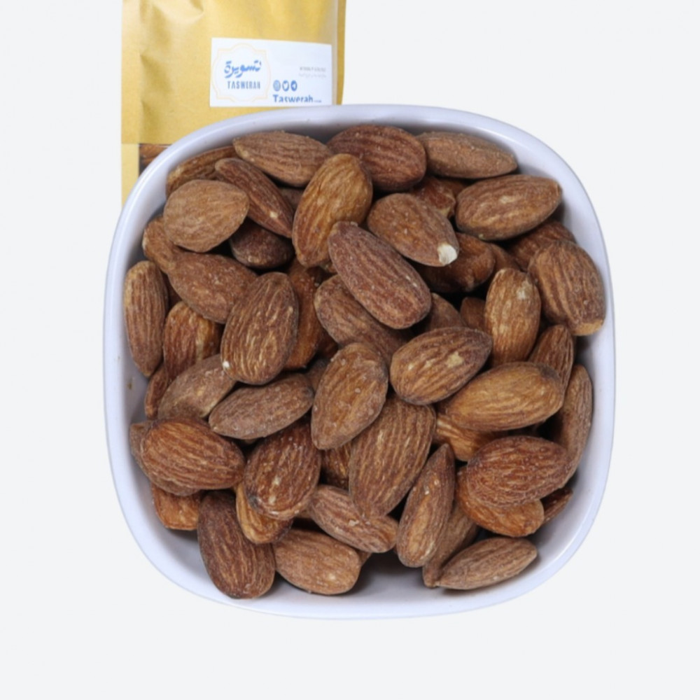 لوز أمريكي محمص مالح 1 كيلو