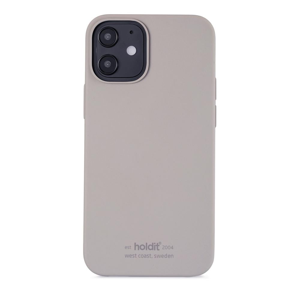 Silicone cover for iPhone 12 mini, gray color أفضل شواحن ووبو