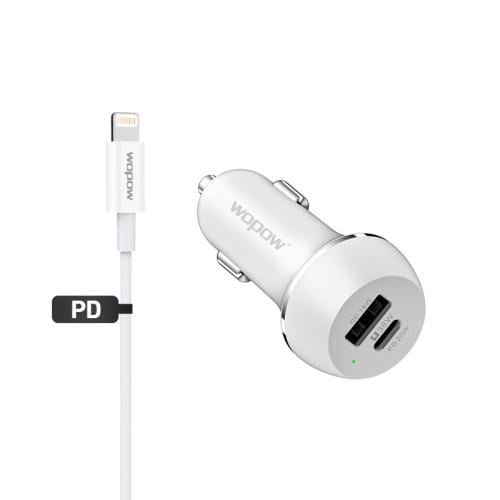 شاحن سيارة CQ004 + كيبل Pd ماكس