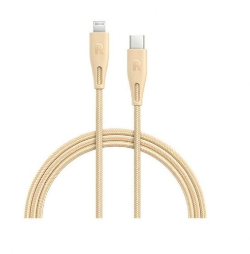 كيبل تايب سي الى تايب سي قماش 60w  من راف باور 1.2 م