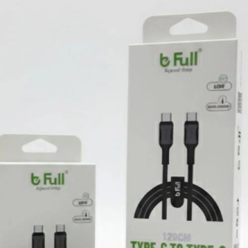 كيبل شحن تايب سي تايب سي من b full