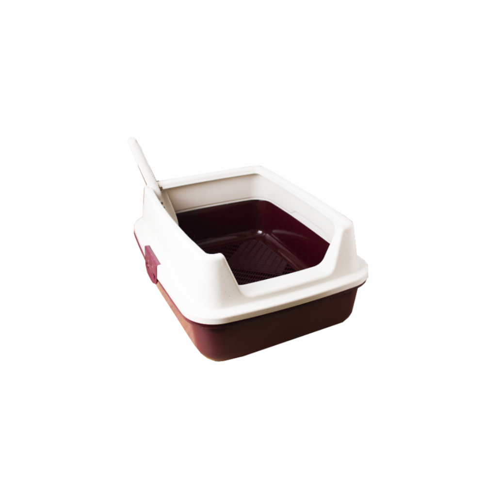 Cat litter clearance box with strainer