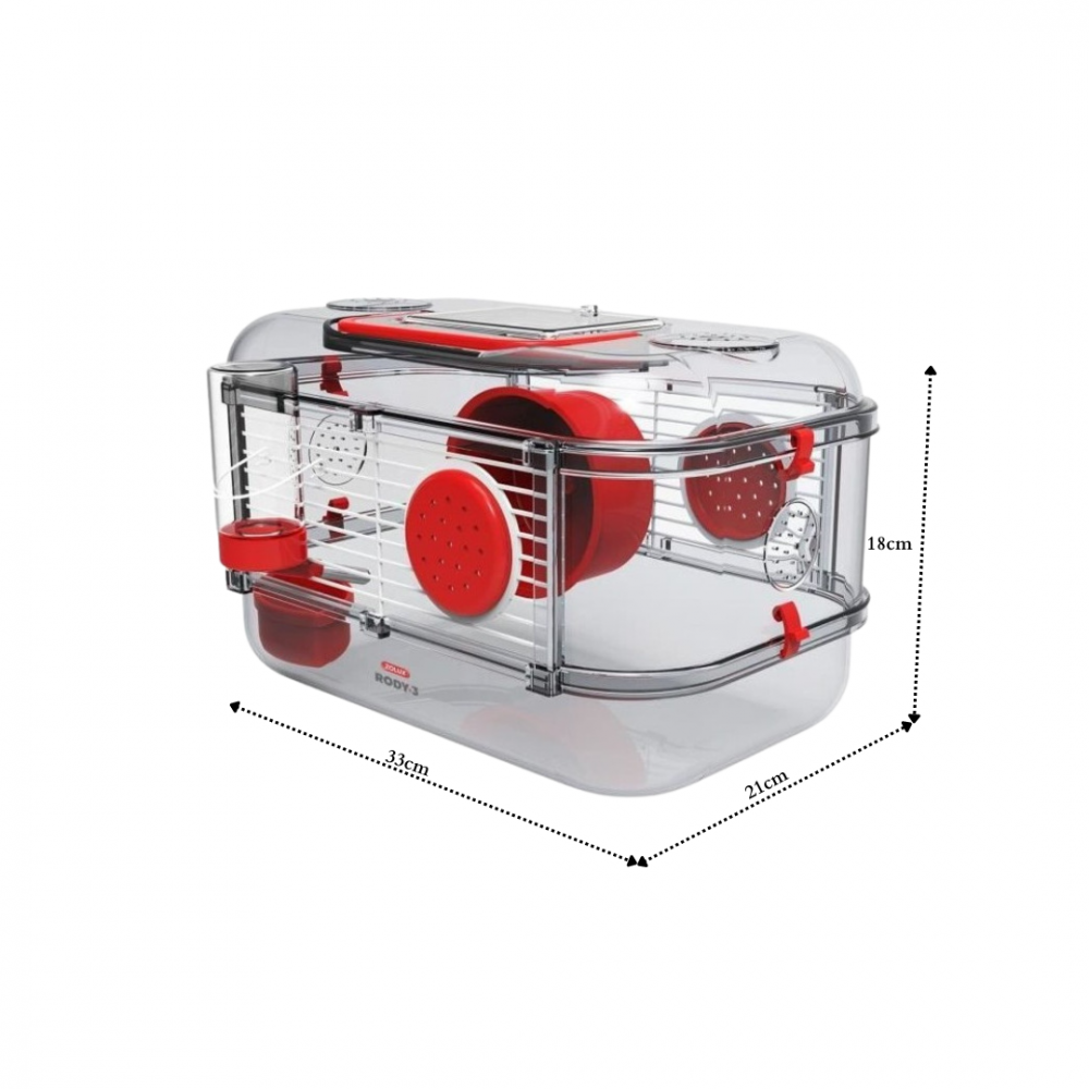 Zolux Rody3 Mini Small Rodent Cage Biocenter