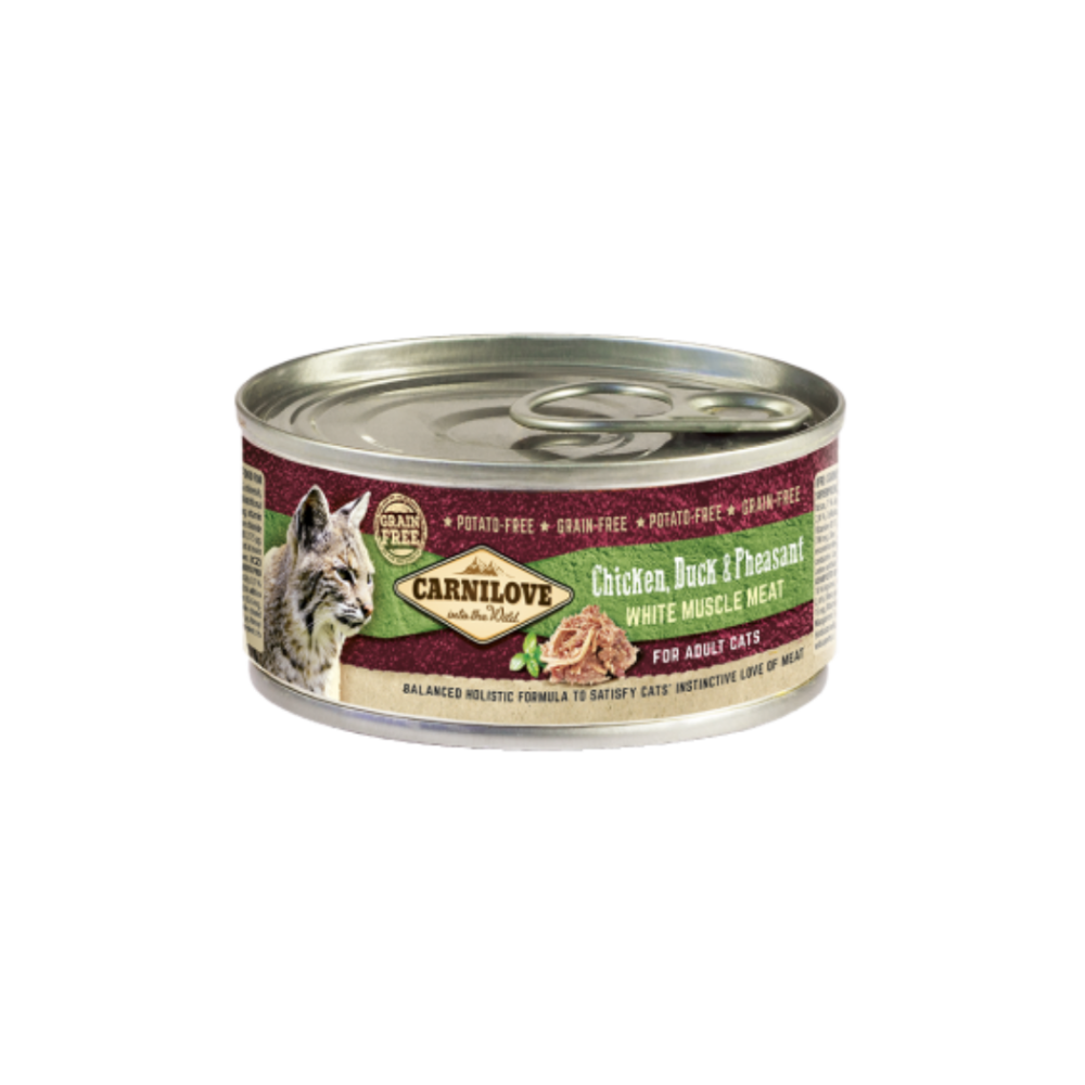 Carnilove Adult Cat Food with Chickens Ducks and Pheasants