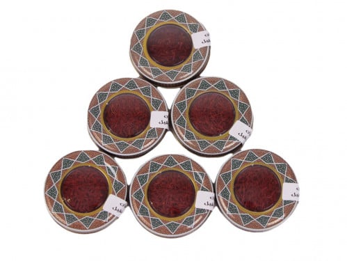 6 علب زعفران سوبر نقيل