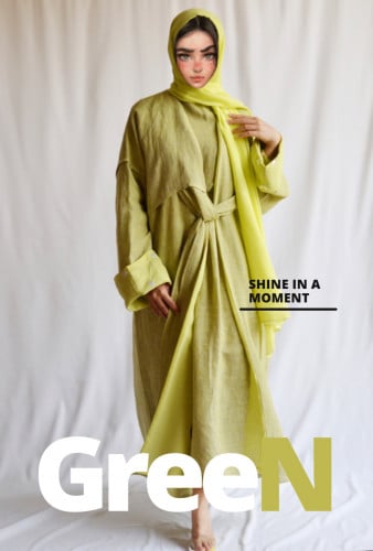 “ light Green Abaya “