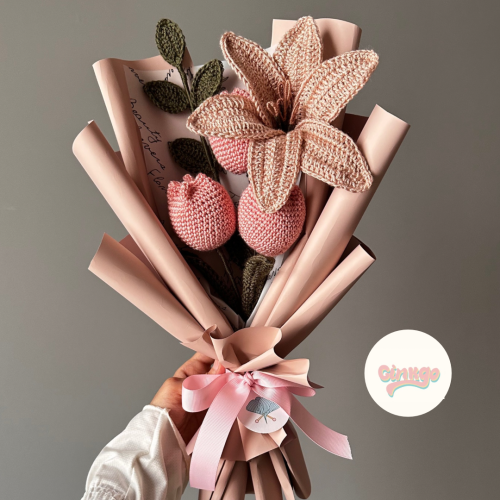 Rose glod bouquet