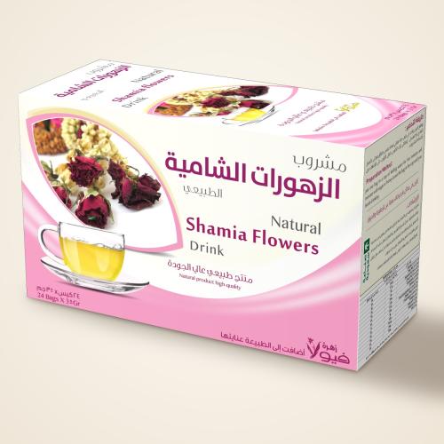 مشروب الزهورات الشامية الطبيعي