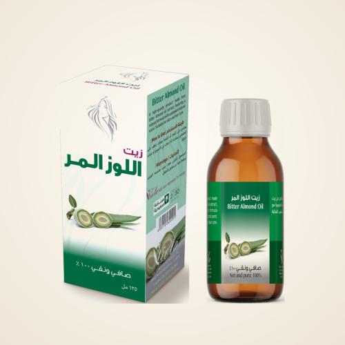 زيت اللوز المر الطبيعي 125 مل