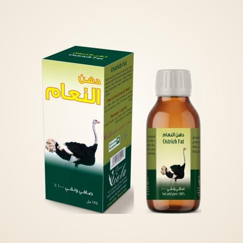 دهن النعام الطبيعي 125 مل