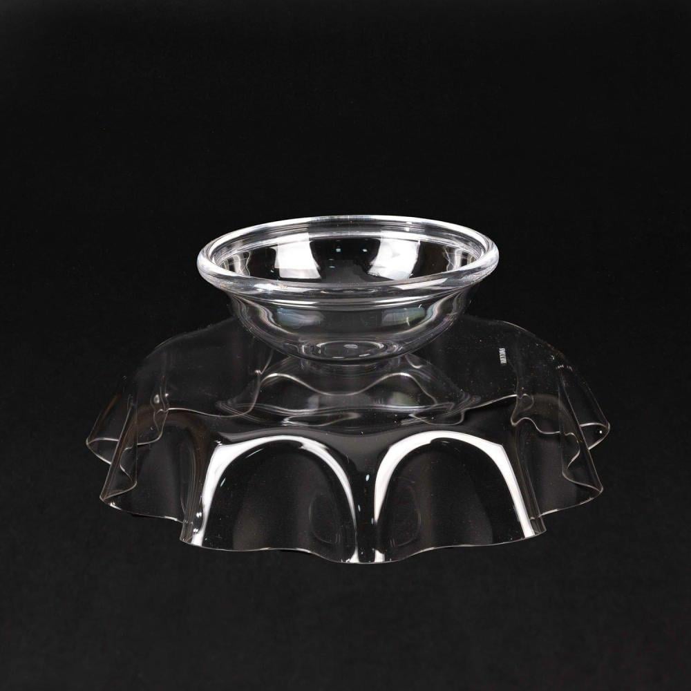 صحن فواكه دائري بقاعدة