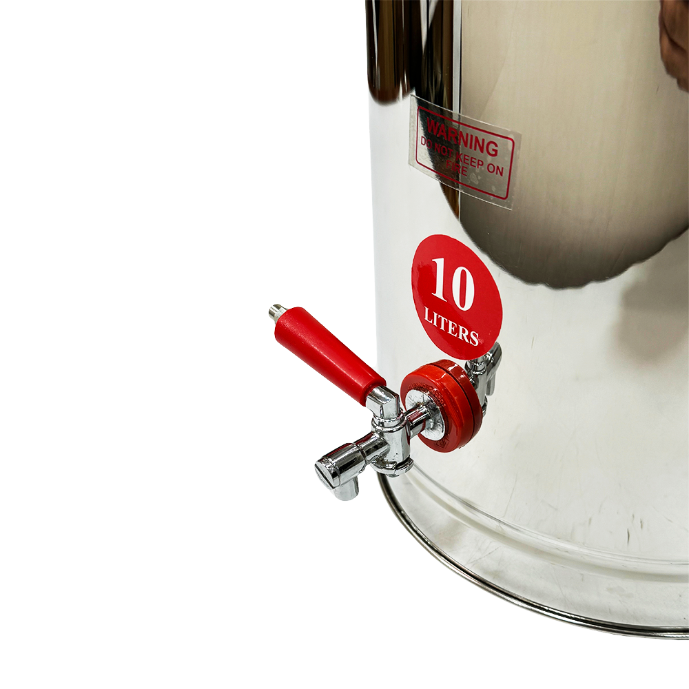حافظة سوائل استيل بزبوز 10 لتر