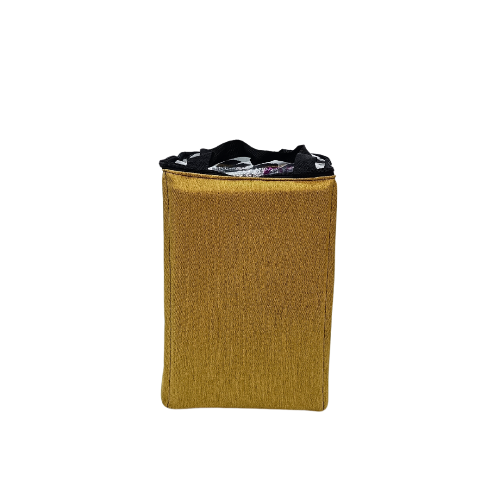 سلة ترامس قهوة وشاي قماشية غطاء شفاف 1 خانة