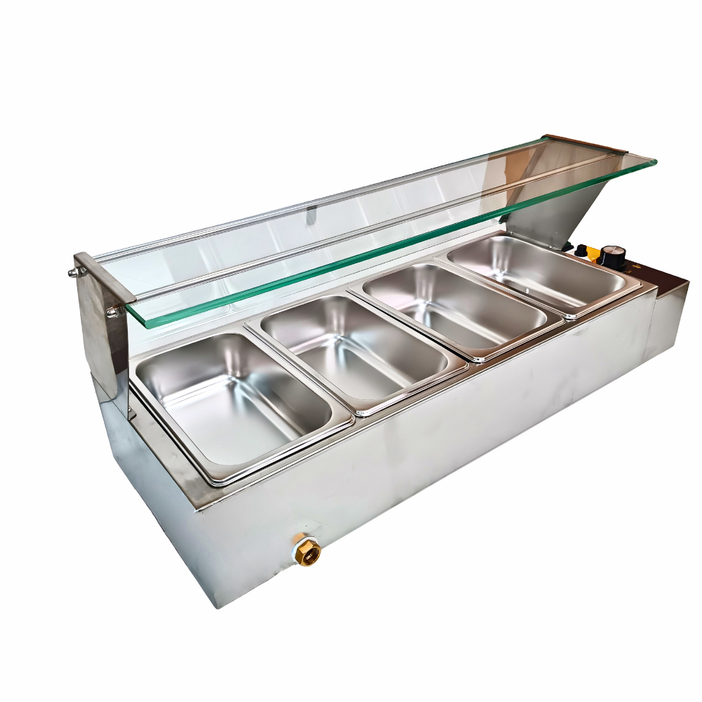 سخان سفنديش طعام كهربائي 1/3 - 4 خانات