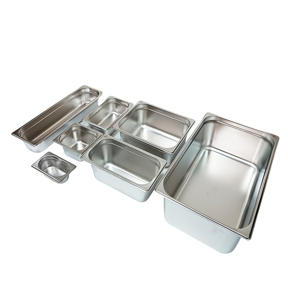 بكج صواني حوض استيل عمق 15 سم 14 قطعة