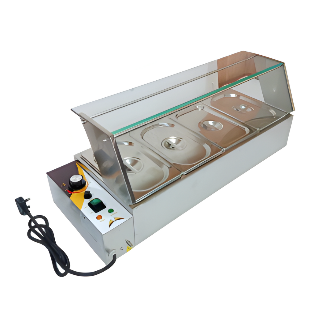 سخان سفنديش طعام كهربائي 1/3 - 4 خانات