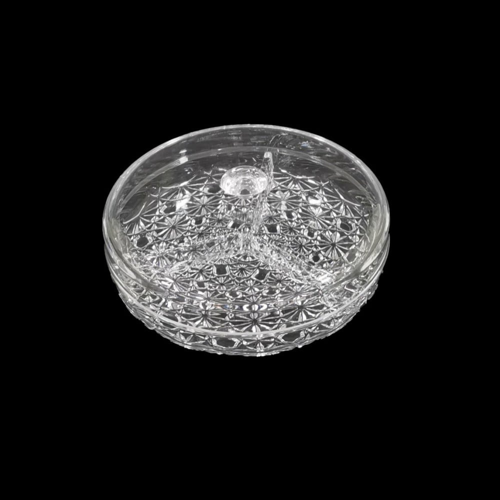 صحن تقديم اكريلك 3 اقسام