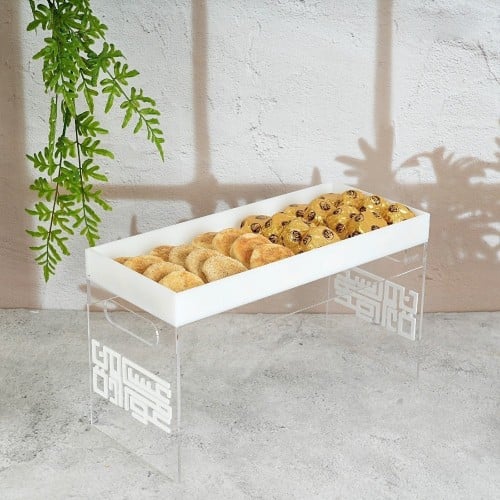 صينية تقديم اكريلك مستطيل