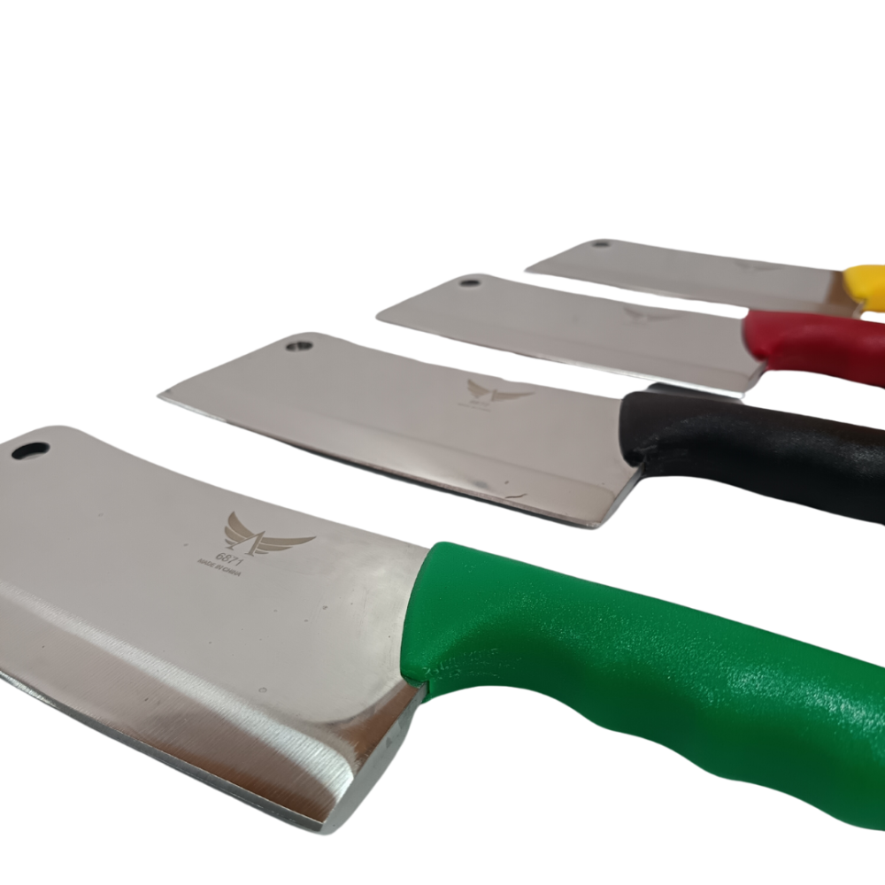 ساطور استيل ملون مقاس 8