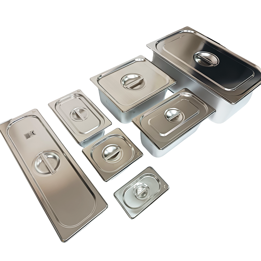 بكج صواني حوض استيل عمق 6.5 سم 14 قطعة