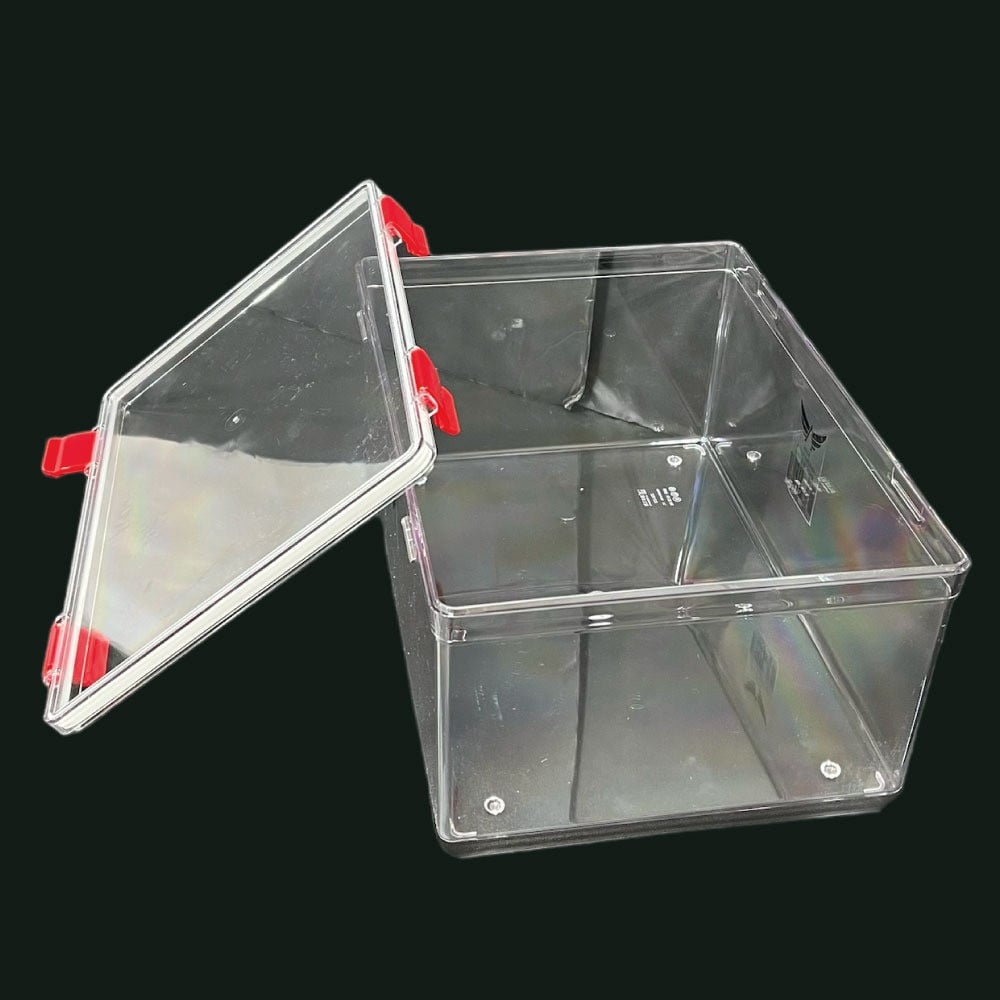 Clear plastic lock sale box