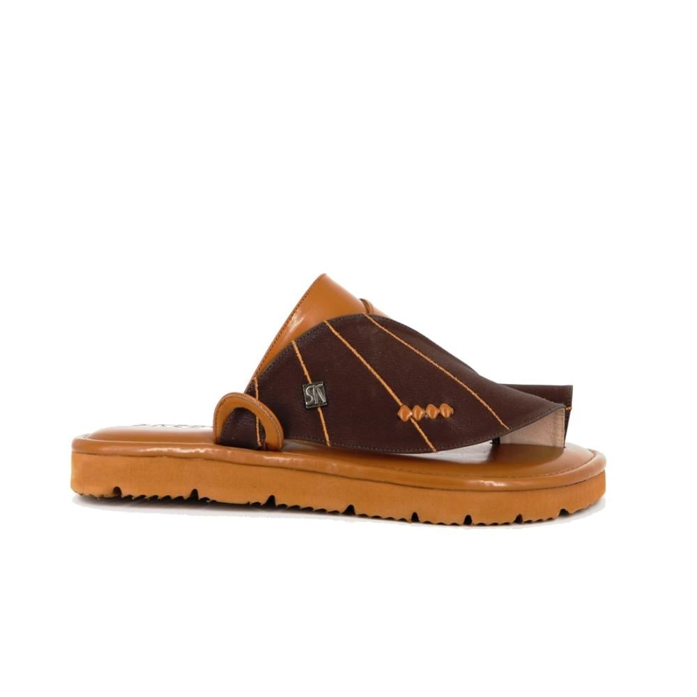 حذيان شرقي بني ومطرز