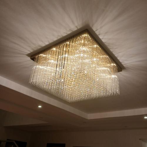 ثريه كرستال لاصق مستطيل