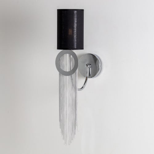 جداري مودرن فضي مع غطاء اسود