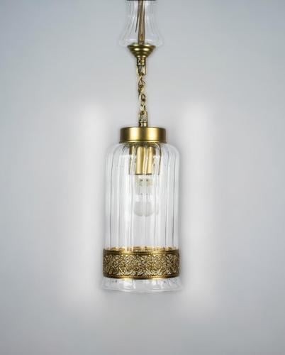 معلقه نحاسية  زجاج  بيركس -مقاس 20 سم -مقاس 30 سم