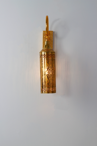 جداري نحاسي طراز مغربي على شكل اسطواني