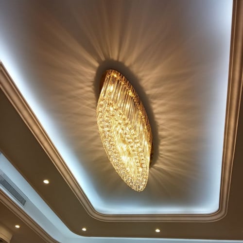 ثريه كلاسيك لاصق  بيضاوي (متوفر عدة مقاسات )